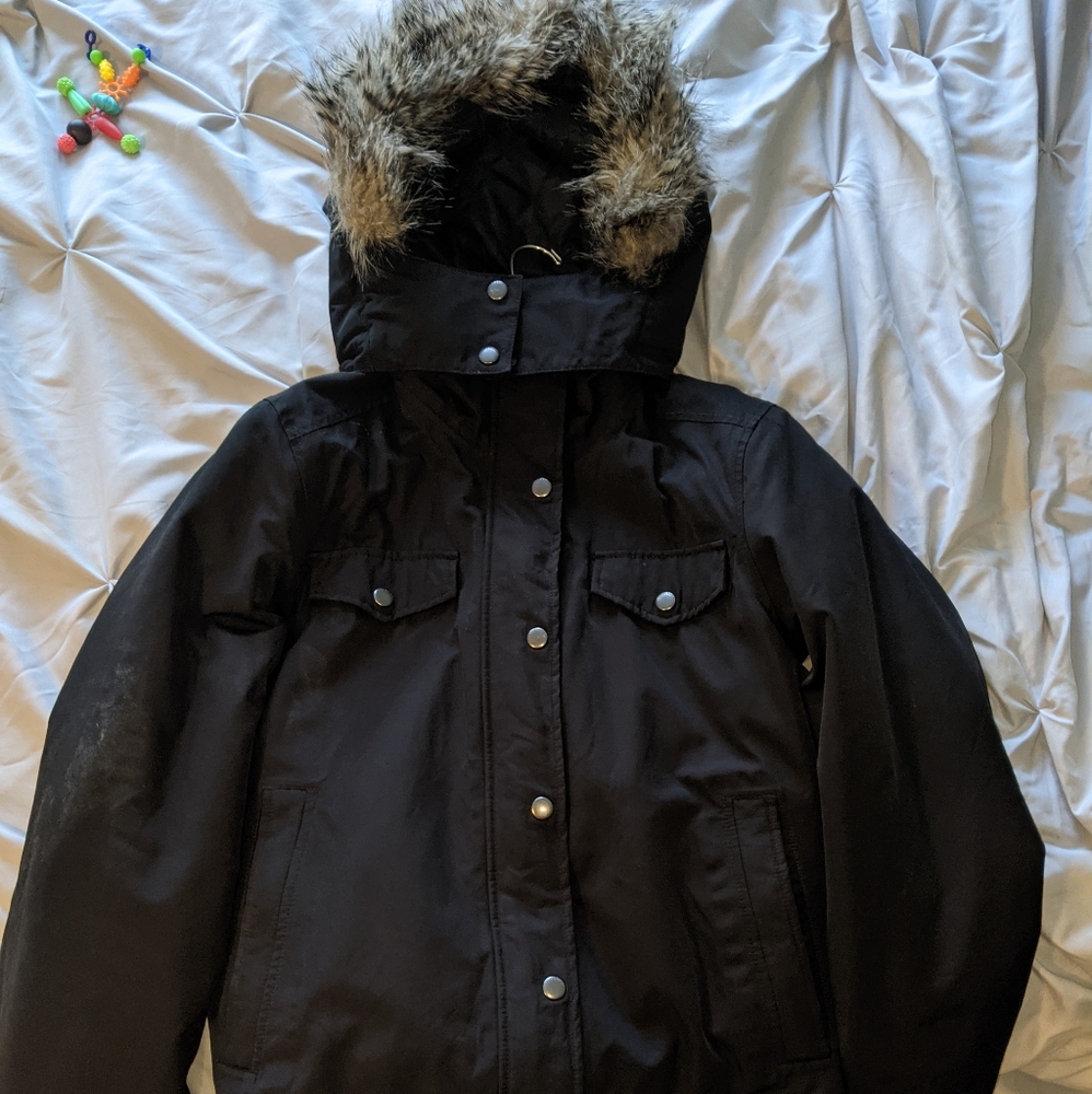 Eddie Bauer superior down bomber jacket, size Tall Medium